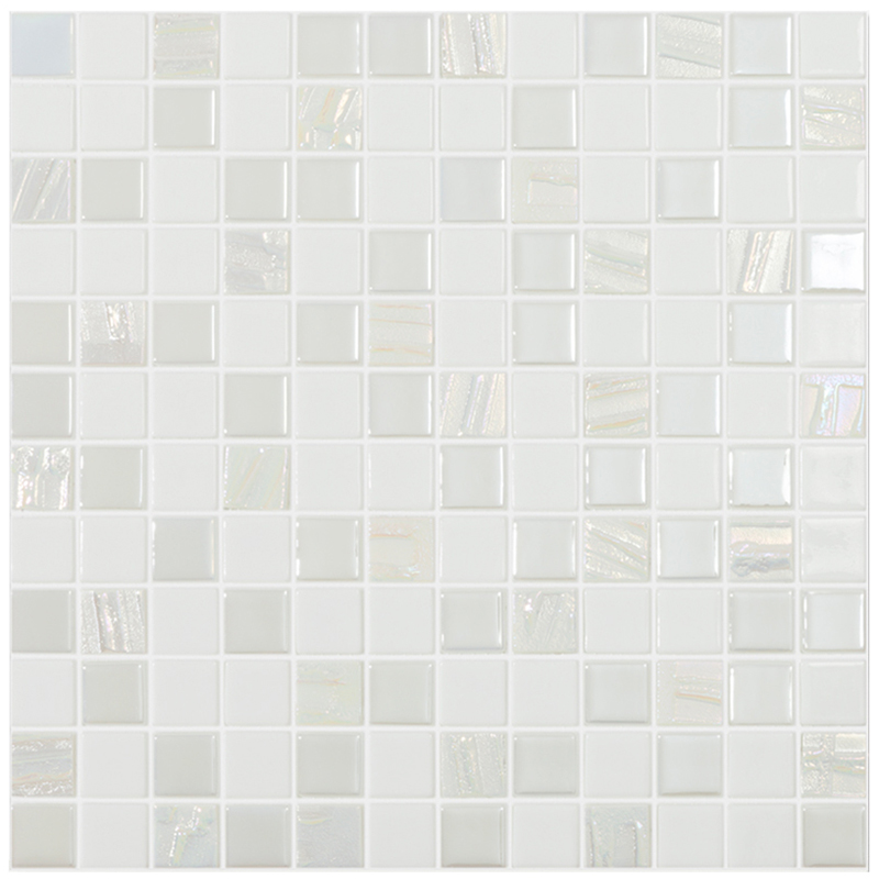 

Стеклянная мозаика Vidrepur Astra White Белый (на сетке) 31,7х31,7