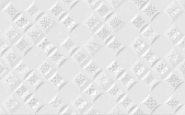 

Керамическая плитка Golden Tile Релакс Аура Белый декор 25x40