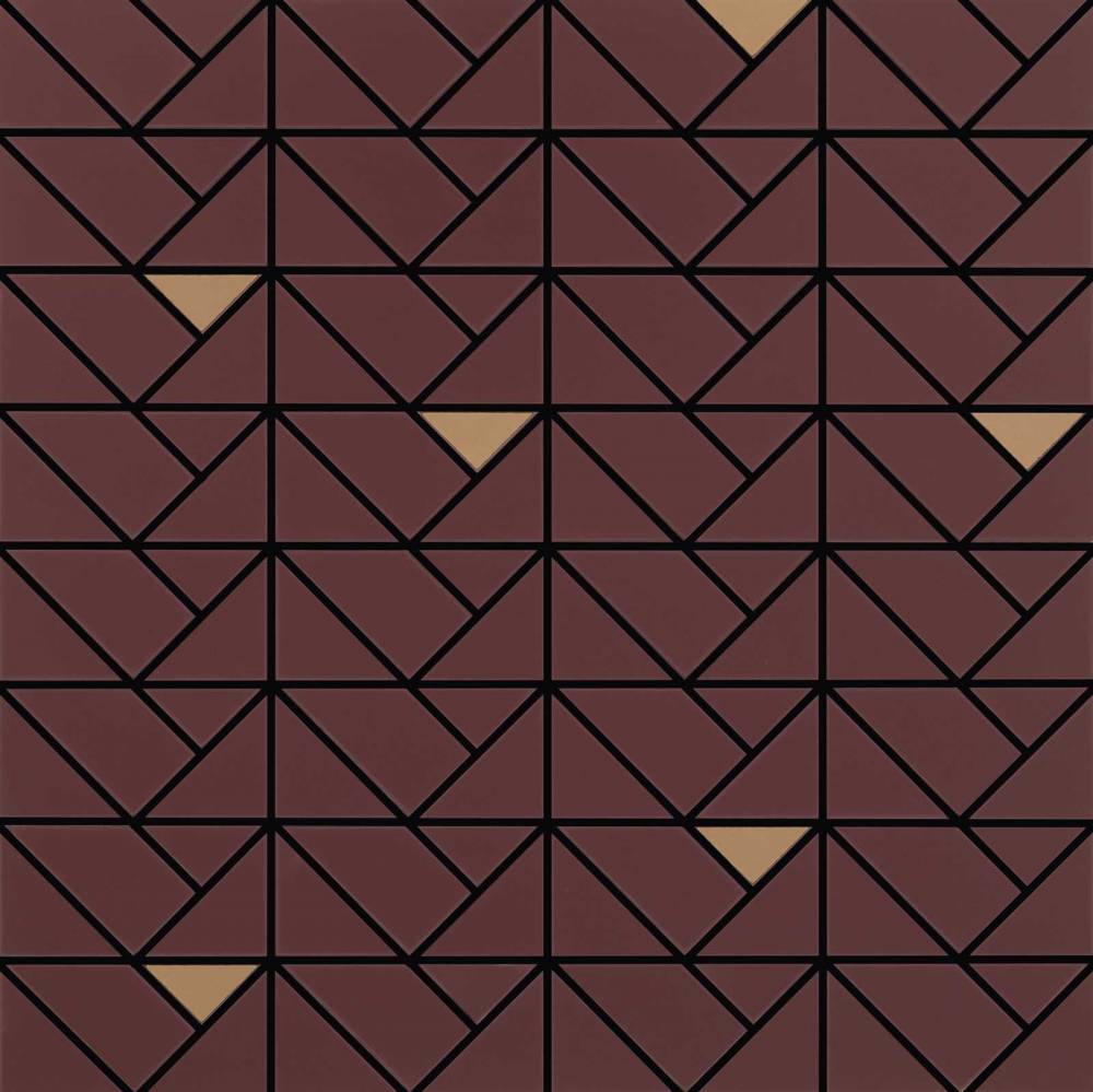 

Керамическая плитка Marazzi Italy Eclettica M3J4 Purple Bronze мозаика 40x40
