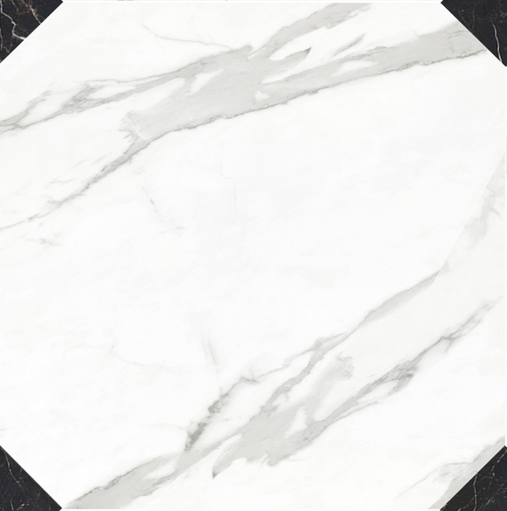 

Керамогранит Caramelle Marble Porcelain Calacatta Pol Octagon 60x60
