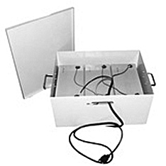 Универсальный монтажный бокс TEPLOCOM УМБ-3/120 для трех АКБ 12В 120Ач