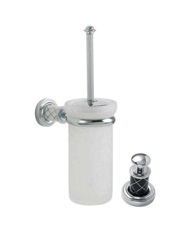 Щетка для унитаза Boheme MURANO CHROME черный/хром 10913-B-CR