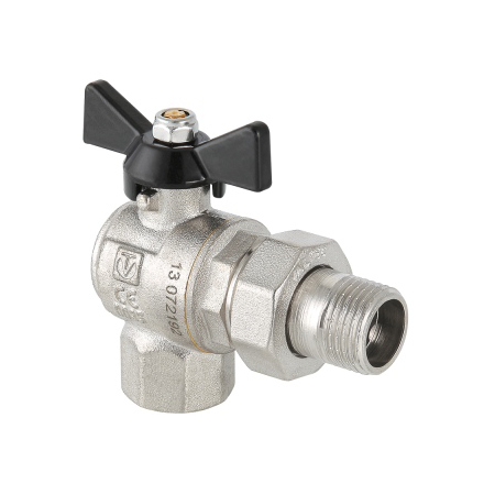 

Кран шаровой Valtec Perfect усиленный с накидной гайкой угловой 1/2" (бабочка)