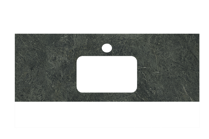 

Столешница для раковин, встраиваемых сверху Риальто Kerama Marazzi PLAZA 120 PL2.VT97\120 зеленый темный