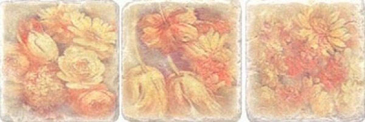 

Керамическая плитка Serenissima Marble Age Inserto Ottocento Botticino Декор (комп/3шт) 10x10