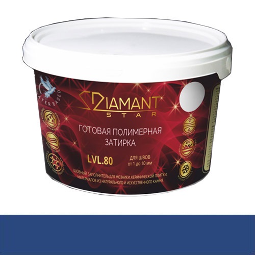 

Затирка Диамант полимерная Diamant Star 821 сапфир (2 кг)