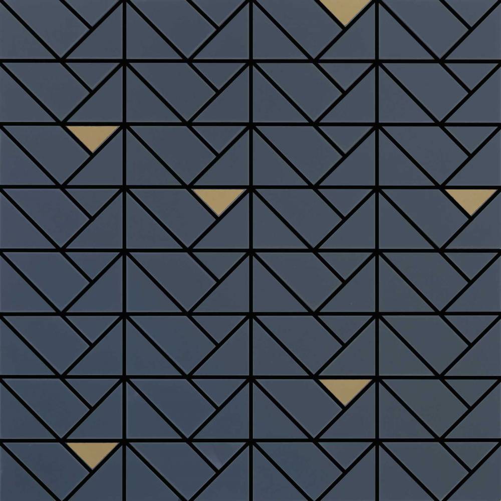 

Керамическая плитка Marazzi Italy Eclettica M3JH Blue Bronze мозаика 40x40