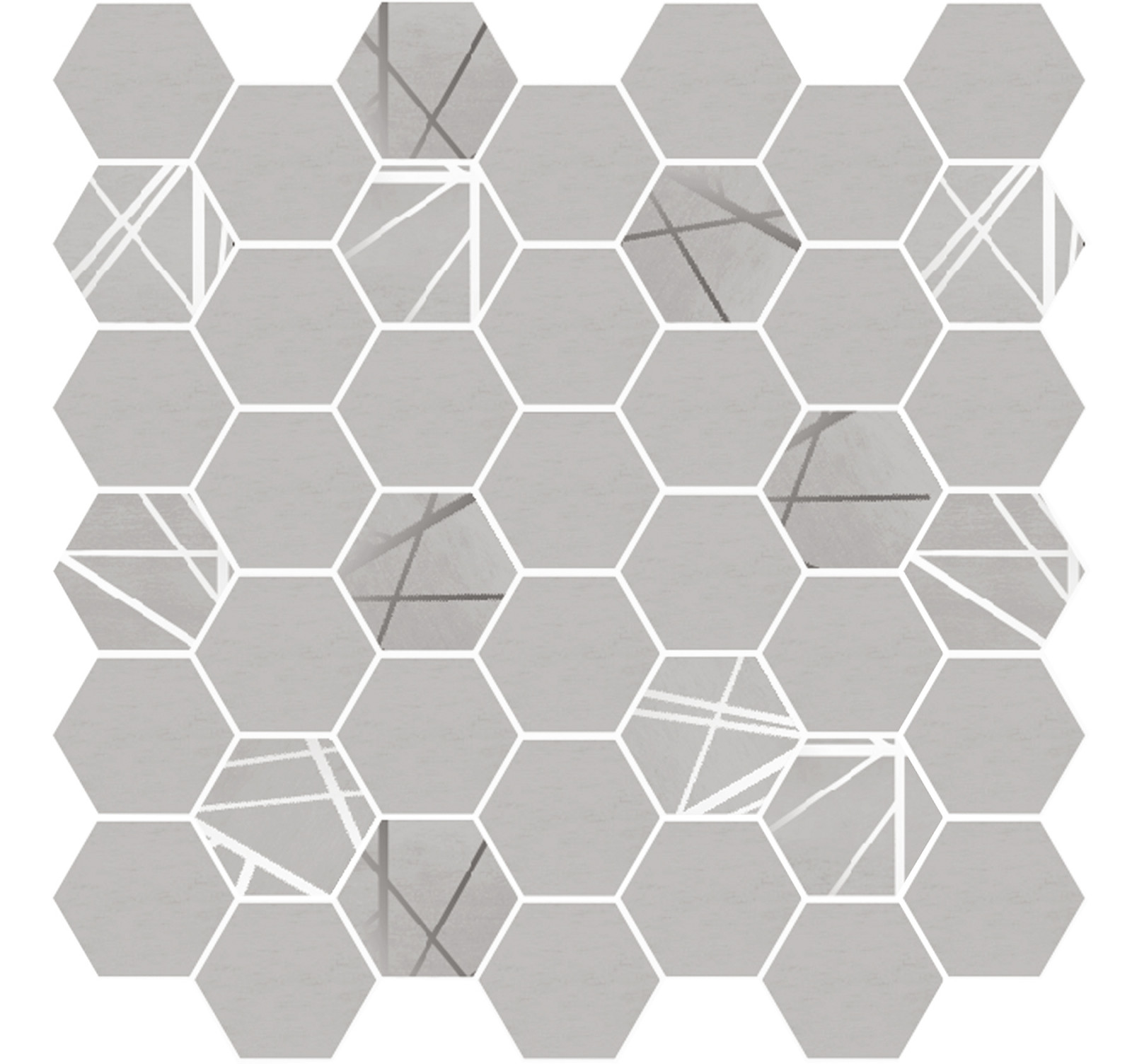 

Керамическая плитка Delacora Baffin Gray Dark Mosaic DW7BFN25 мозаика 31,6x29,7
