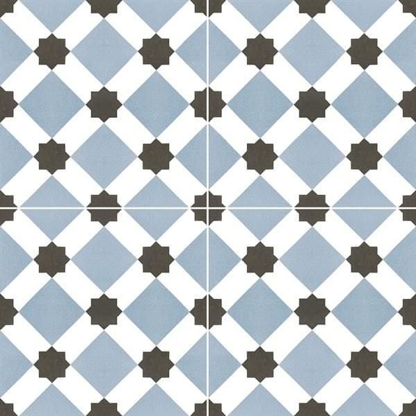 Керамогранит Niceker Chic Howard Blue 44,5x44,5