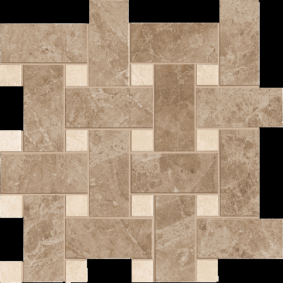 

Керамогранит Vallelunga Villa D'este +20759 Tortora Basketweave мозаика 30x30