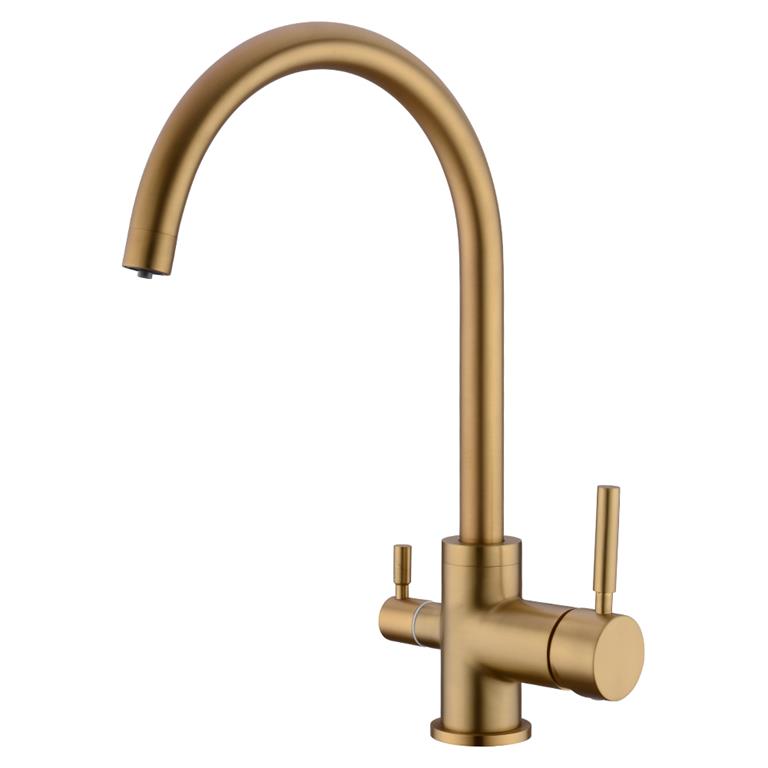 Смеситель для кухни EMAR PVD золото ECB - 3007 PVD Golden