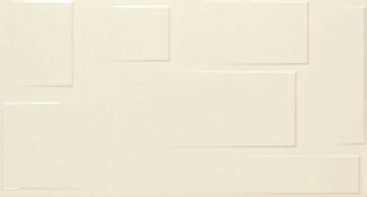 

Керамическая плитка Fanal Blocks Relieve Crema настенная 32,5x60