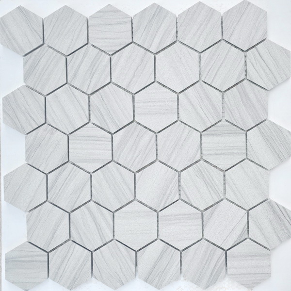 

Мозаика Caramelle Mosaic Pietrine Hexagonal Dolomiti Bianco Mat Hex (1,8x3) 29,5x30,5