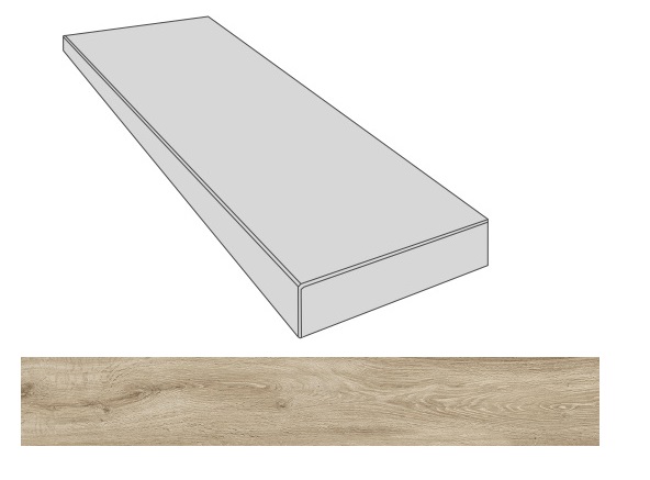 

Ступень Gardenia Orchidea Just Life 50164 Gradone Ang. DX Beige Muschio 100х4х32