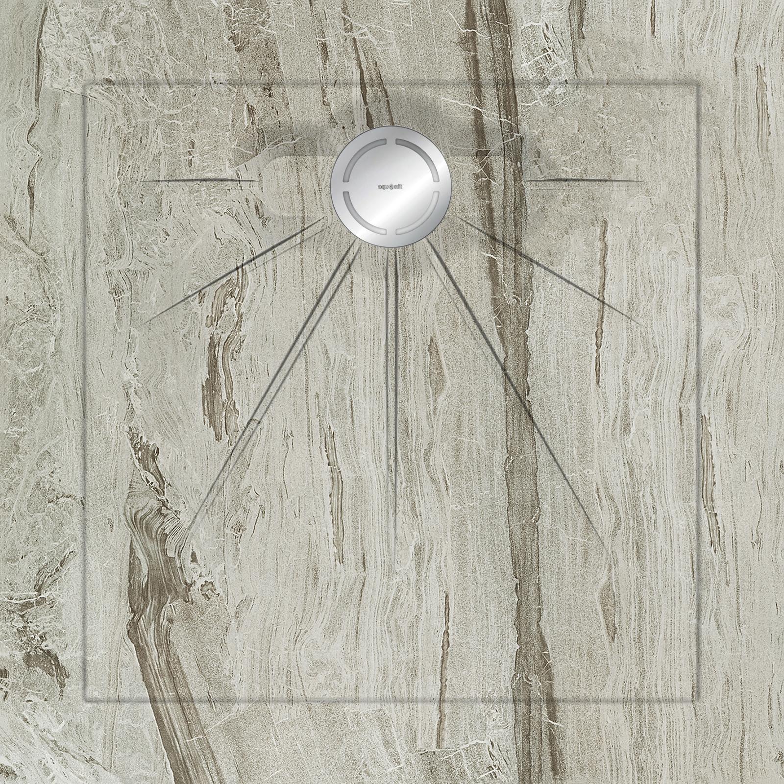 

Душевые поддоны Aquanit Misto Grey Multi Circle Massive 90x90