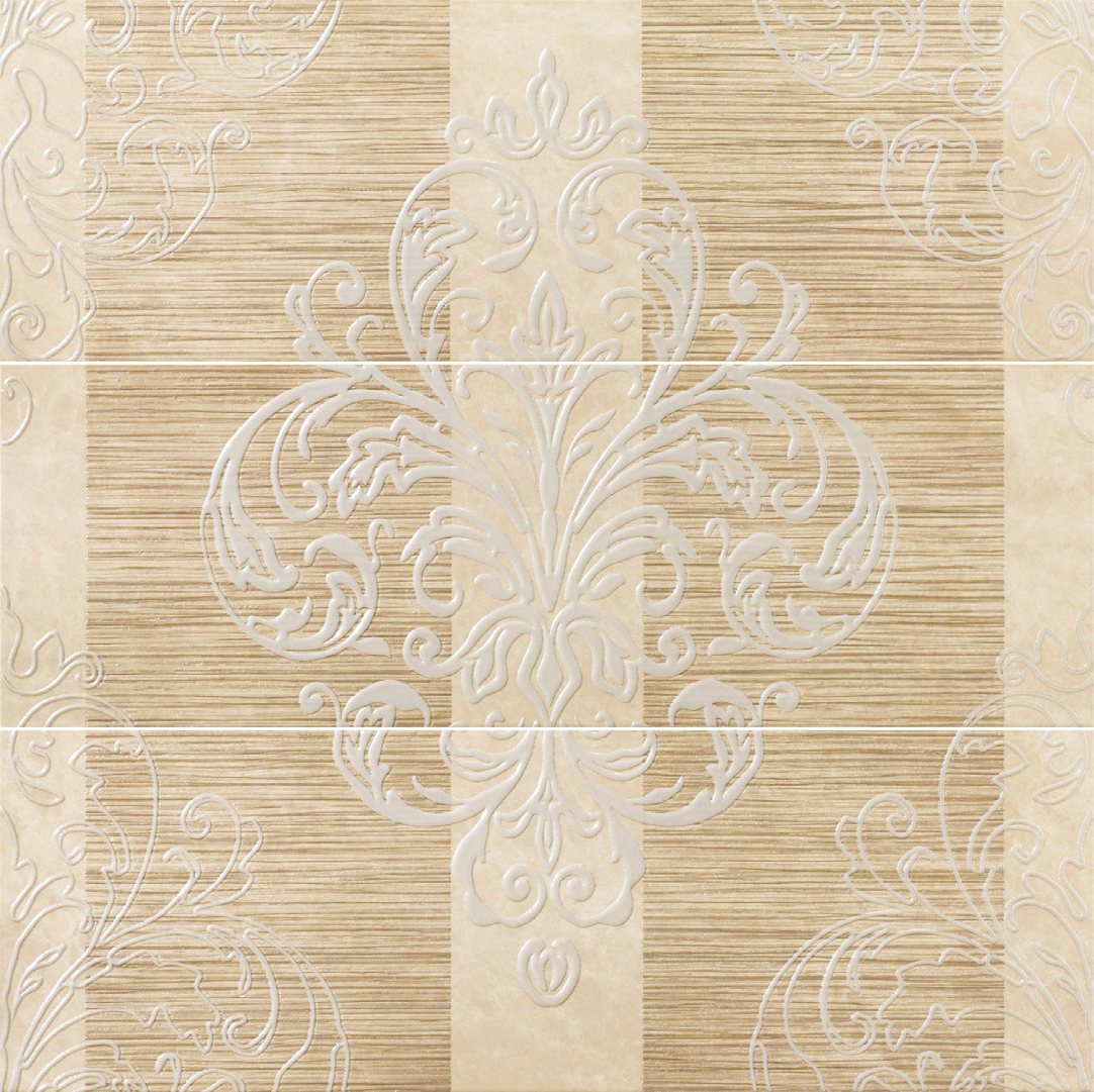 

Керамическая плитка Италон Elite Cream Inserto Tresor (600080000221) декор 25х75