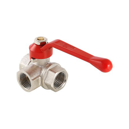 Valtec Кран шаровой трехходовой ВВВ 3/4" тип T