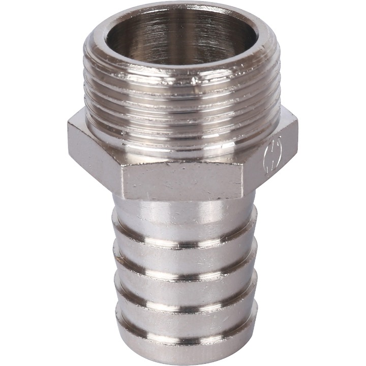 STOUT Штуцер НР 3/4"x20 никелированный
