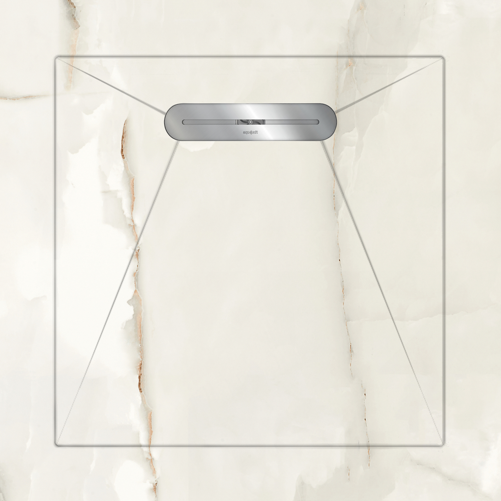 

Душевые поддоны Aquanit Marble White Envelope Linear Massive 90x90