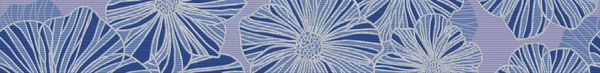 

Керамическая плитка Керлайф Splendida Azul Бордюр 50,5x6,2