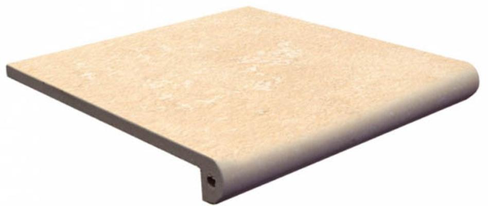 

Ступень Exagres Stone Peldano Cream фронтальная 33x33х4