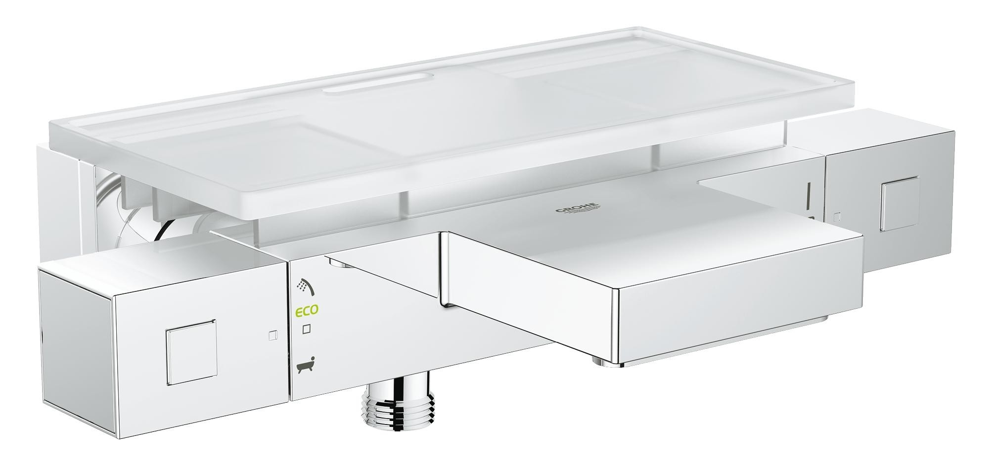 

Термостат для ванны и душа Grohe Grohtherm Cube с полочкой 34502000