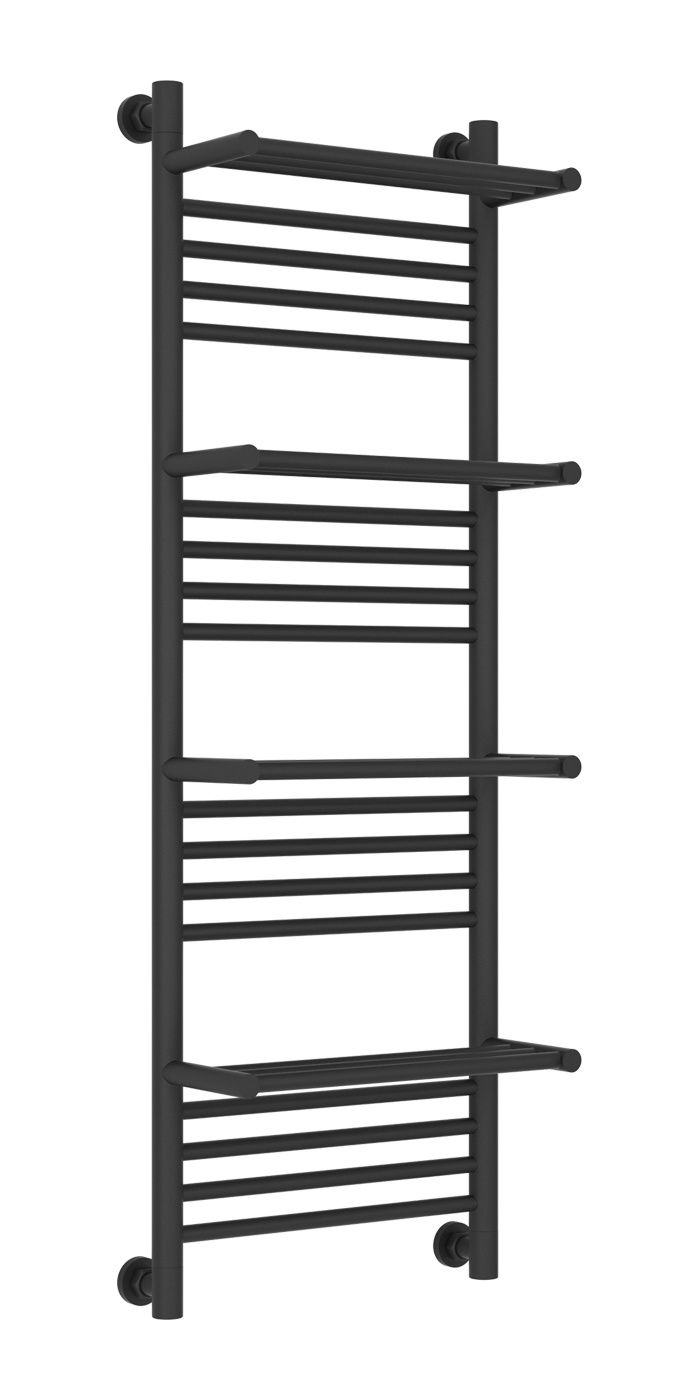 

Водяной полотенцесушитель Сунержа Богема 4 полки+ 1200x400 темный титан муар арт. 15-0224-1240