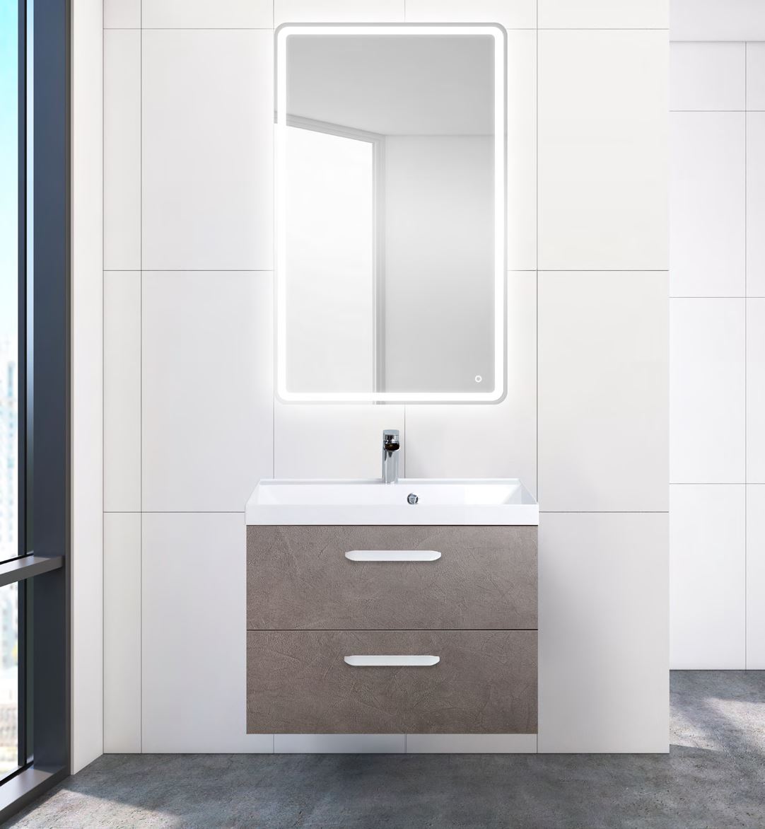 

База под раковину Belbagno AURORA подвесная 60 AURORA-600-2C-SO-PG Pietra Grigio
