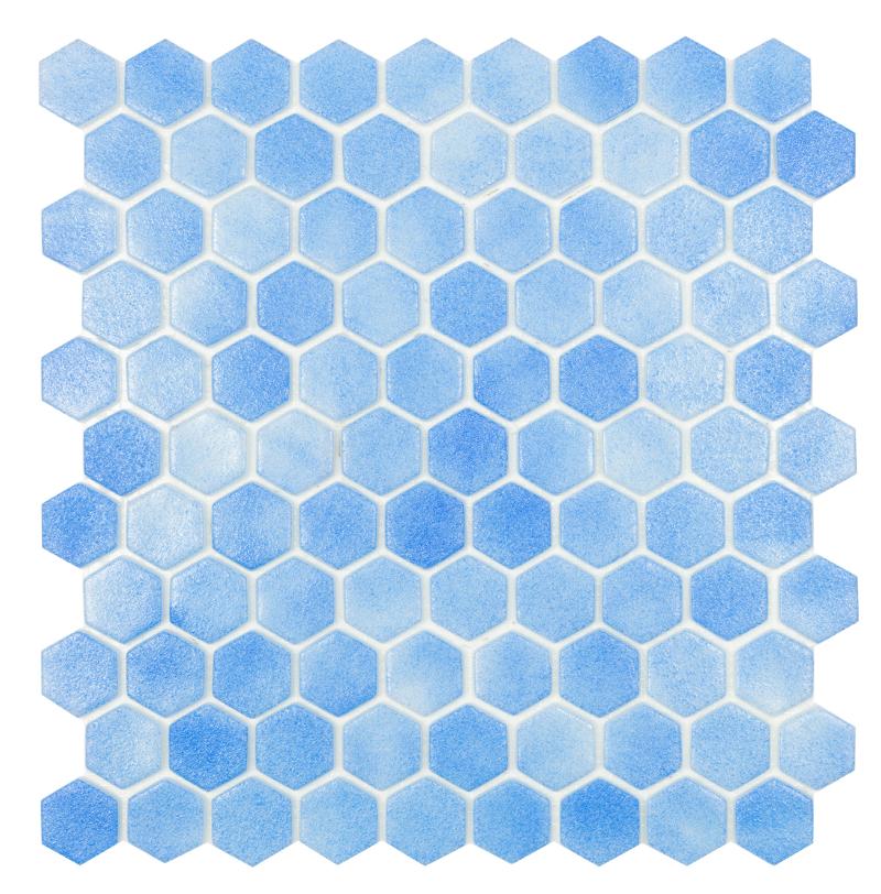 

Мозаика Стеклянная Vidrepur Antislip Hex №110 Antid. (на сетке) 30,7x31,7