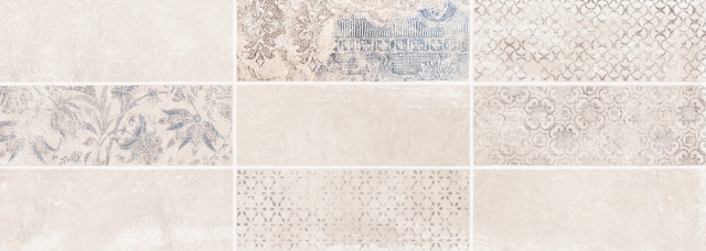 

Керамическая плитка Metropol Route66 Art Beige настенная 25x70