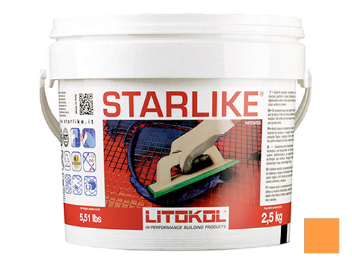 

Затирка Litokol эпоксидная Litochrom Starlike C.460 Оранжевый 2,5кг