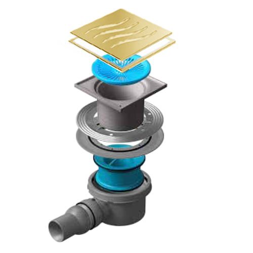 Сливной трап Pestan Confluo Standard Tide 1 Gold 13000140