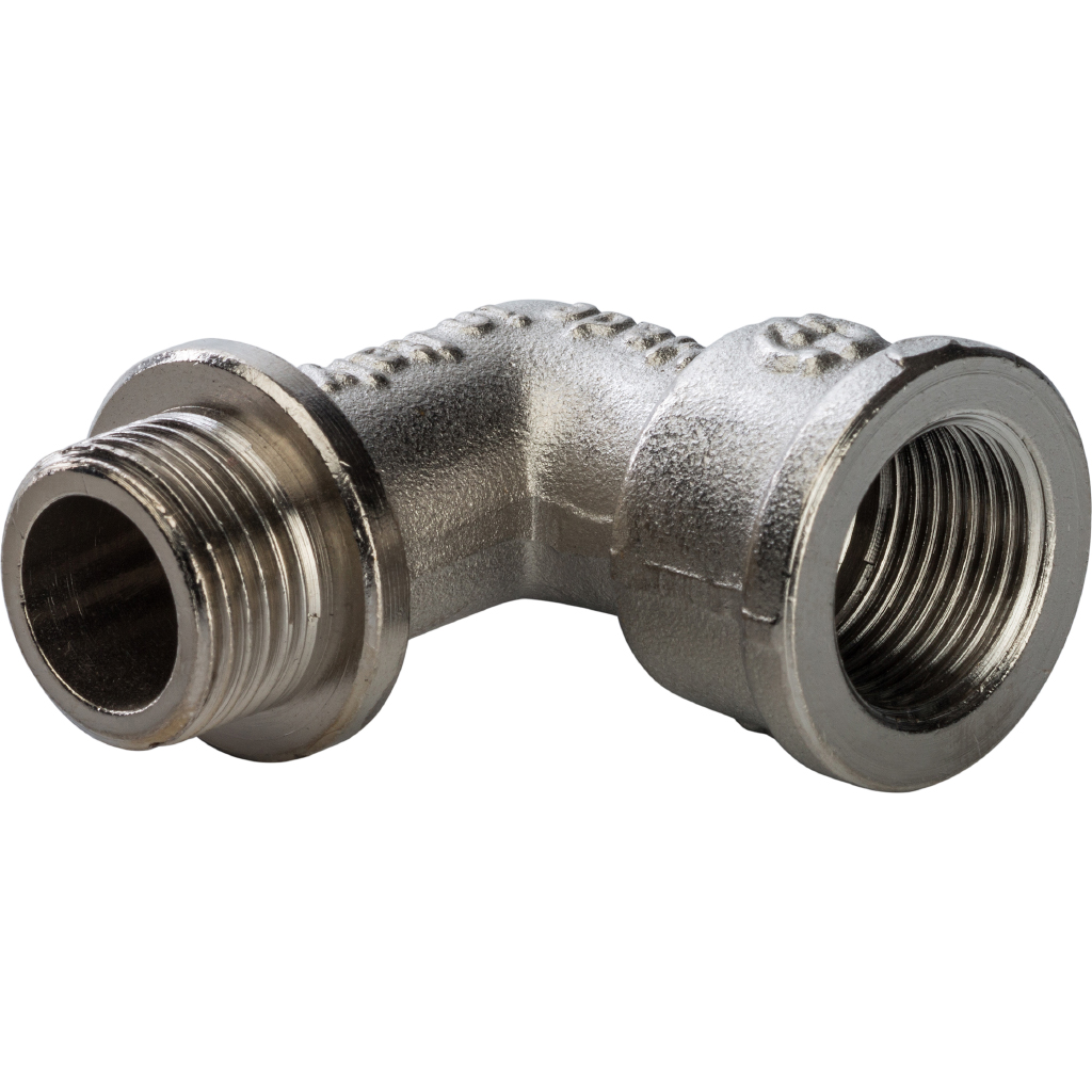 

STOUT Угольник с упором ВН 3/8" никелированный