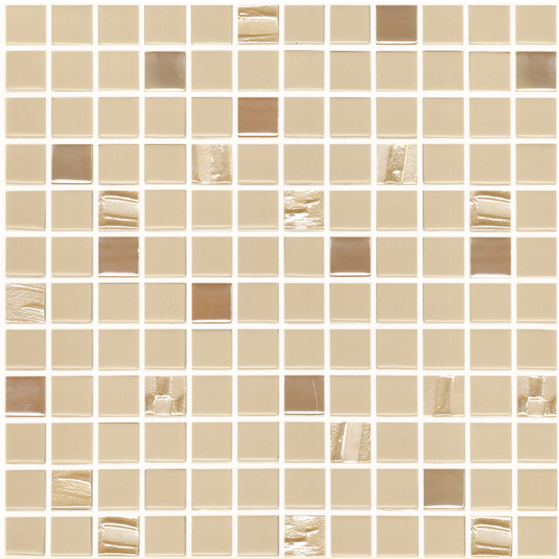 

Стеклянная мозаика Vidrepur Astra Beige Бежевый (на сетке) 31,7х31,7