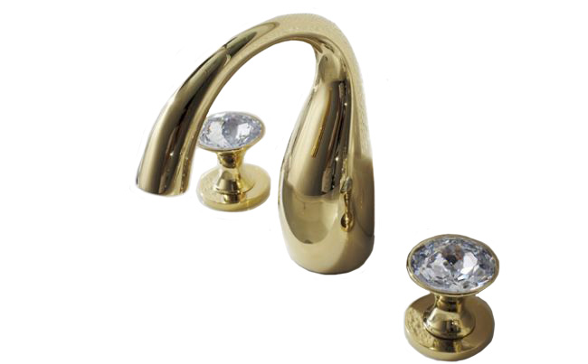 

Смеситель для раковины Bravat Swan Gold F24287G-ENG
