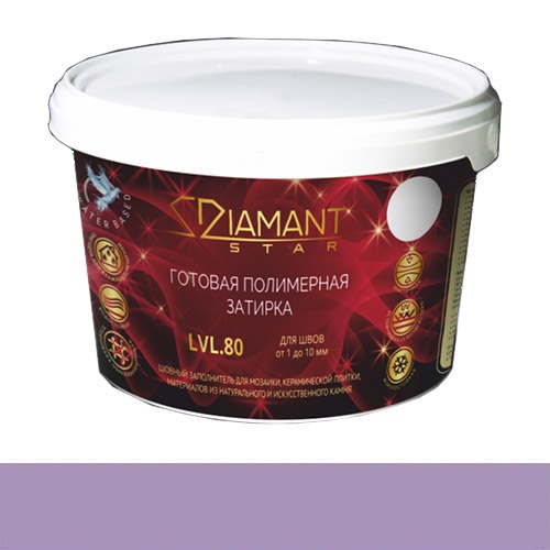 

Затирка Диамант полимерная Diamant Star 824 глициния (2 кг)