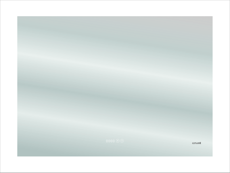 

Зеркало Cersanit LED 060 pro 80х60 с подсветкой антизапотевание KN-LU-LED060*80-p-Os
