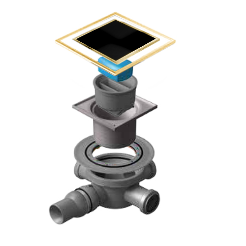 

Сливной трап Pestan Confluo Standard Dry 3 Black Glass Gold 13000174