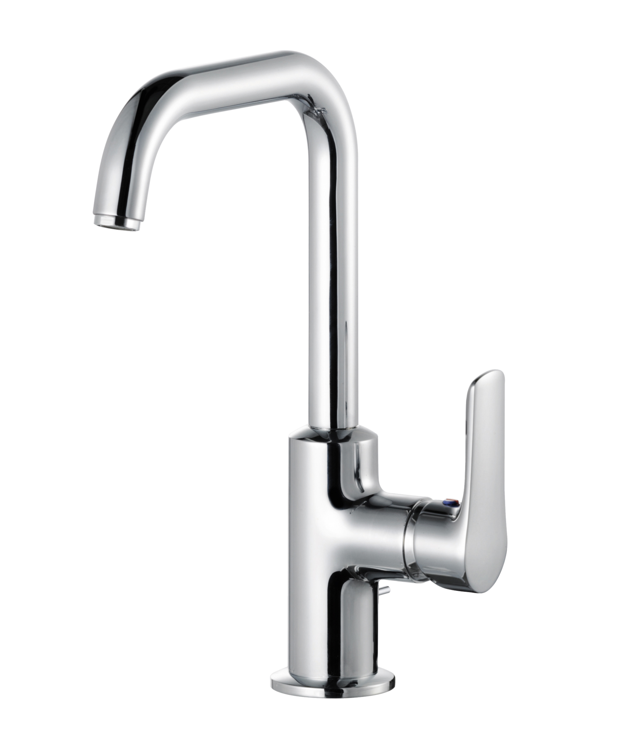 

Смеситель для раковины Kludi Pure&Solid без донного клапана хром 340240575