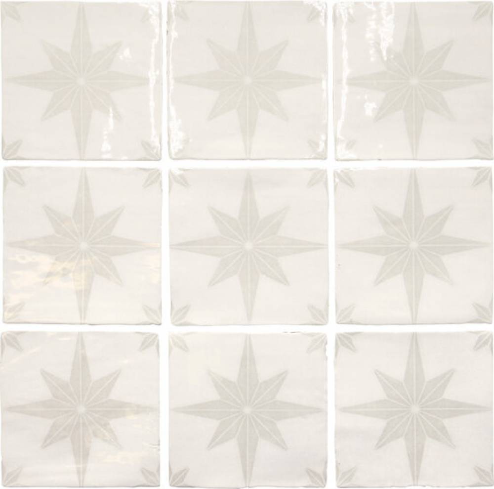 Керамическая плитка Ape Fado Carmo White настенная 13x13