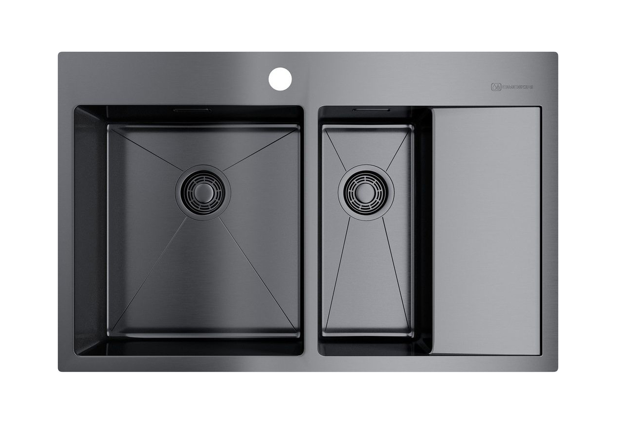 

Мойка для кухни Omoikiri Akisame 78-2-GM-L 4973101