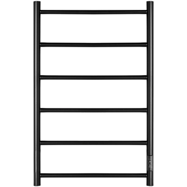 Электрический полотенцесушитель Stout JAZZ Quadro 800x500 Черный матовый