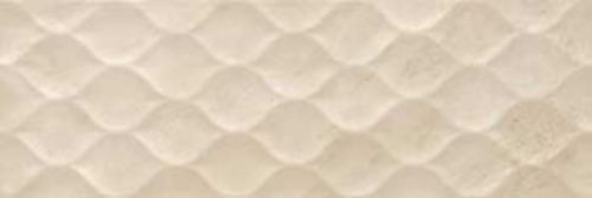

Керамическая плитка Imola Genus GNS2 27B RM Beige Wave Настенная 25x75
