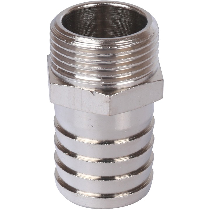 STOUT Штуцер НР 3/4"x25 никелированный