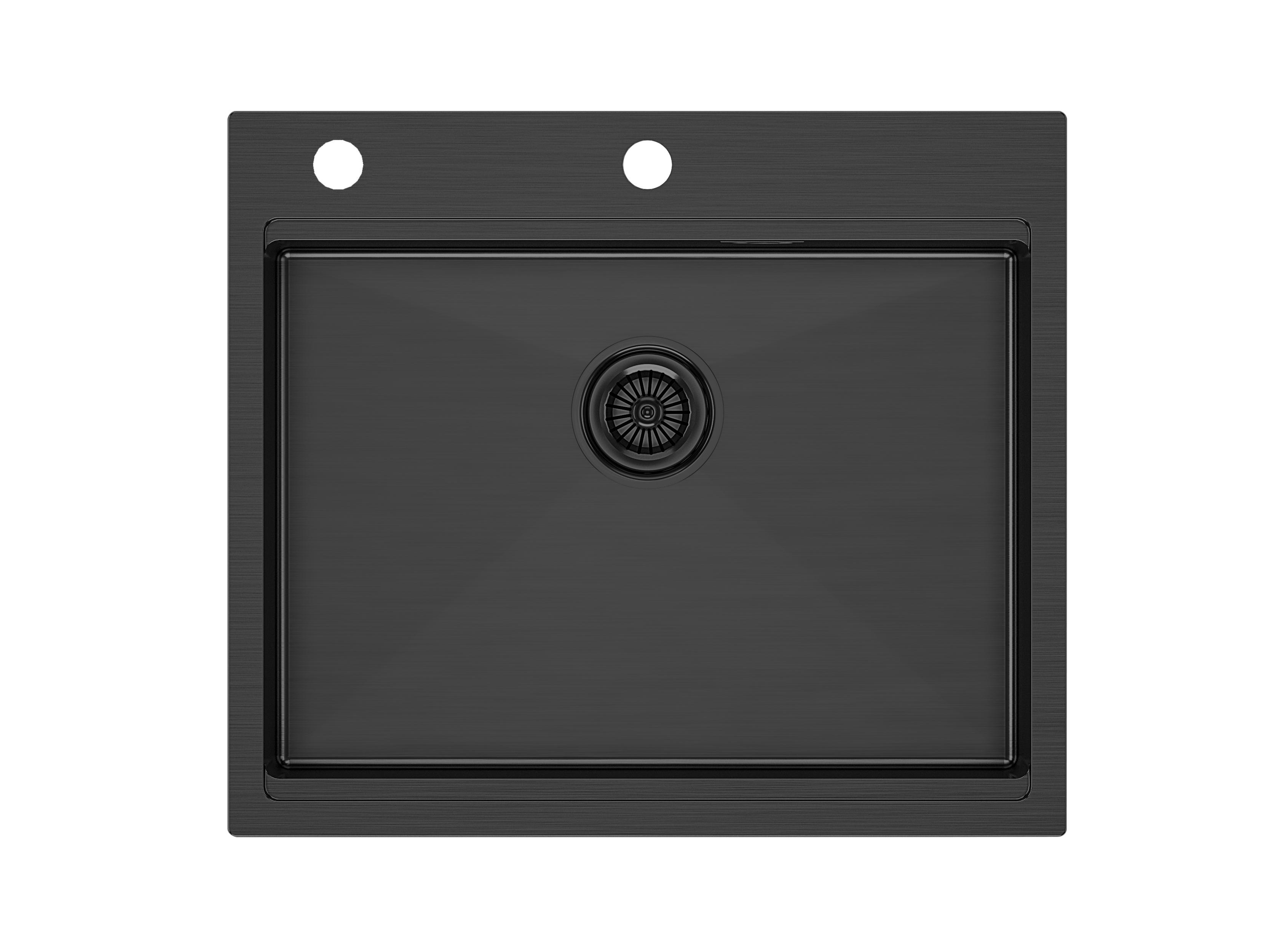Мойка для кухни Paulmark BRIM-PRO вороненая сталь PM705951-GM