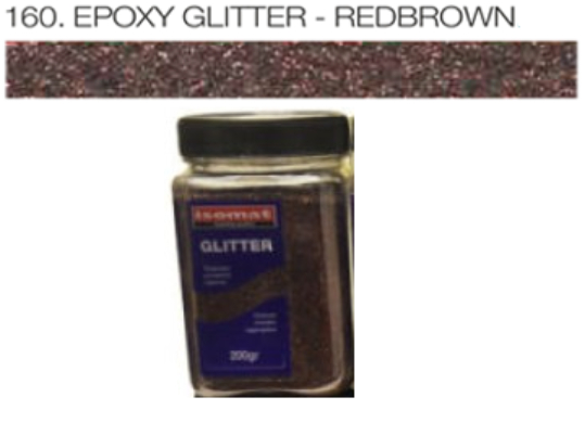 

Затирка Isomat Glitter 160 Красно-коричневый 200г