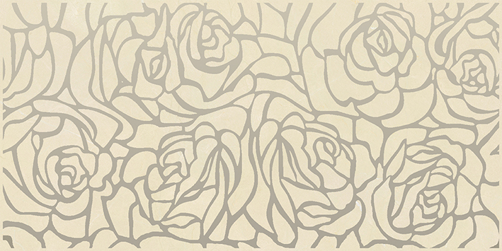

Керамическая плитка Ceramica Classic Serenity Rosas Декор кремовый 08-03-37-1349 20х40