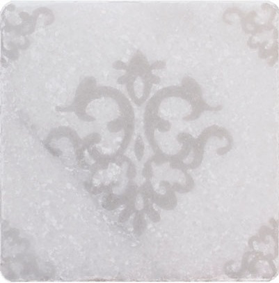 

Плитка Мрамор Stone4Home Marble White Motif №3 декор 10х10