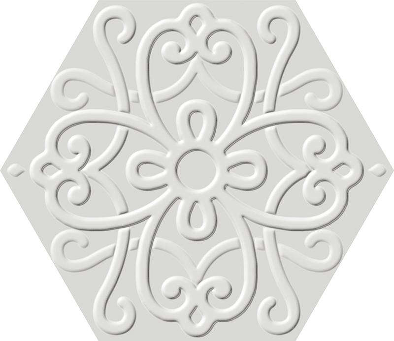 

Керамогранит ITT Ceramica Flora Hexa White 23,2х26,7
