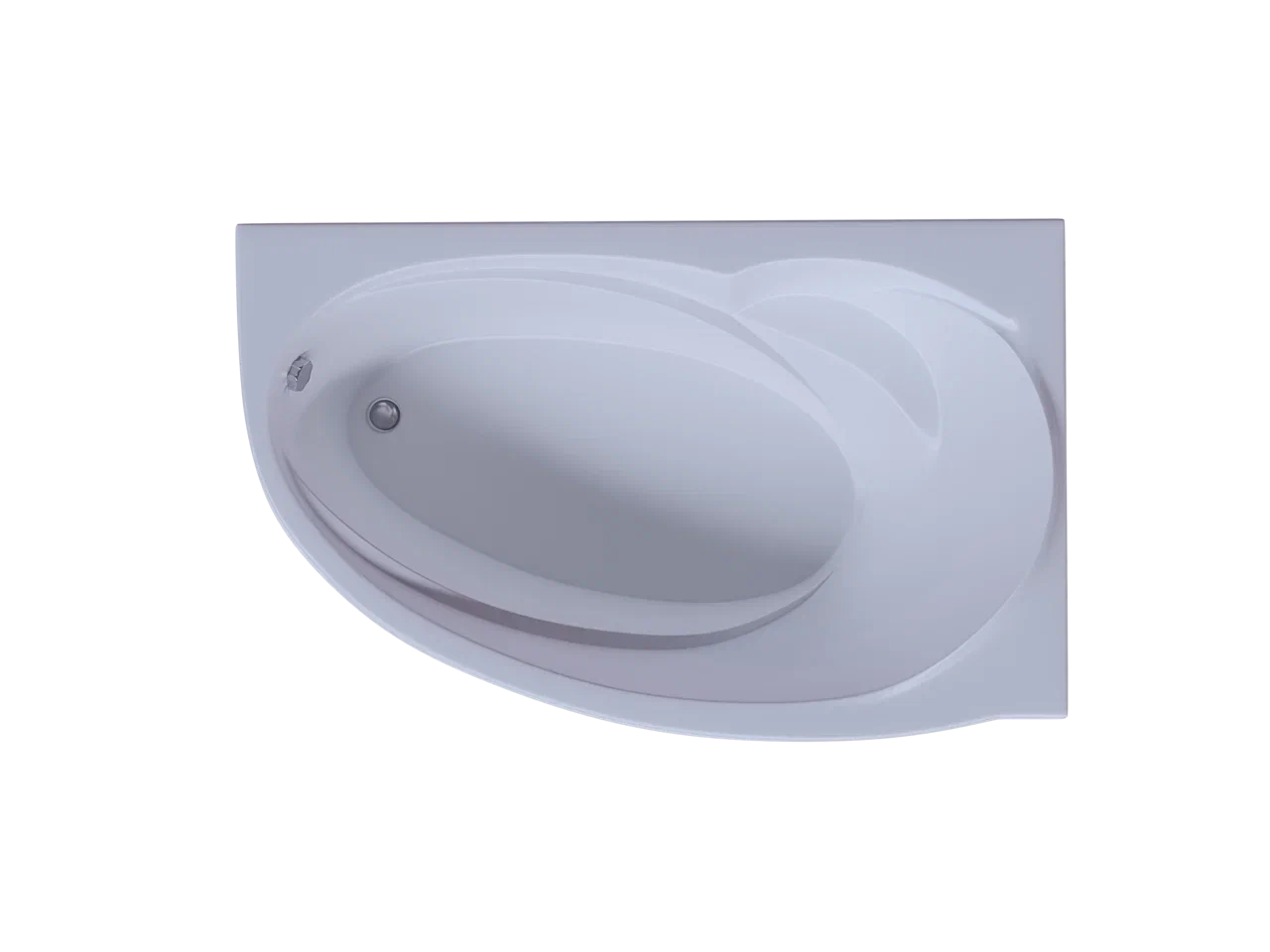 Акриловая ванна Акватек Бетта 1700х970 с фронтальной панелью правая BET170-0000100